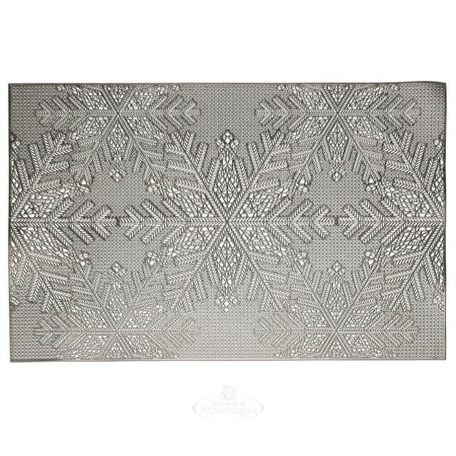 Набор сервировочных салфеток Бонифас 45*30 см серебряный, 4 шт Koopman