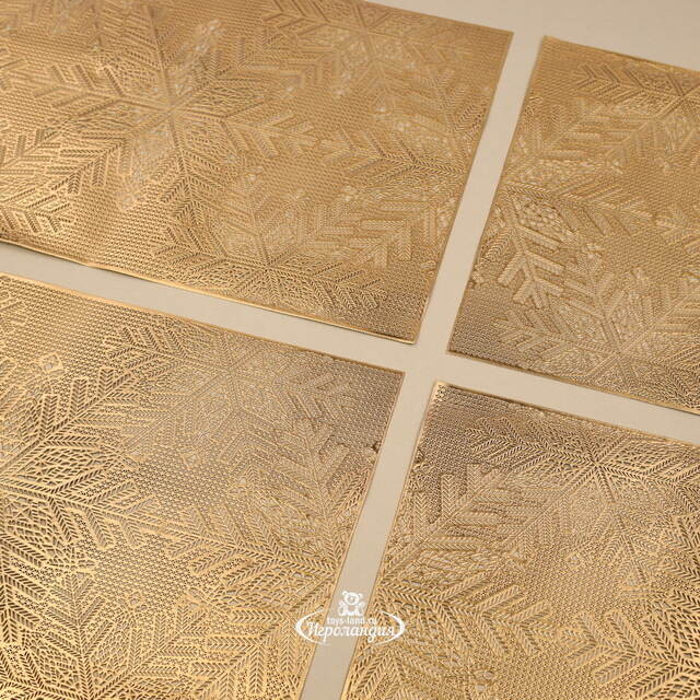 Набор сервировочных салфеток Бонифас 45*30 см медный, 4 шт Koopman