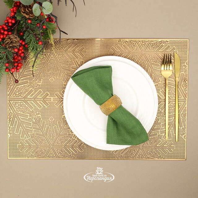 Набор сервировочных салфеток Бонифас 45*30 см медный, 4 шт Koopman