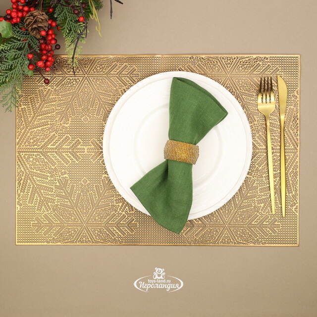 Набор сервировочных салфеток Бонифас 45*30 см медный, 4 шт Koopman