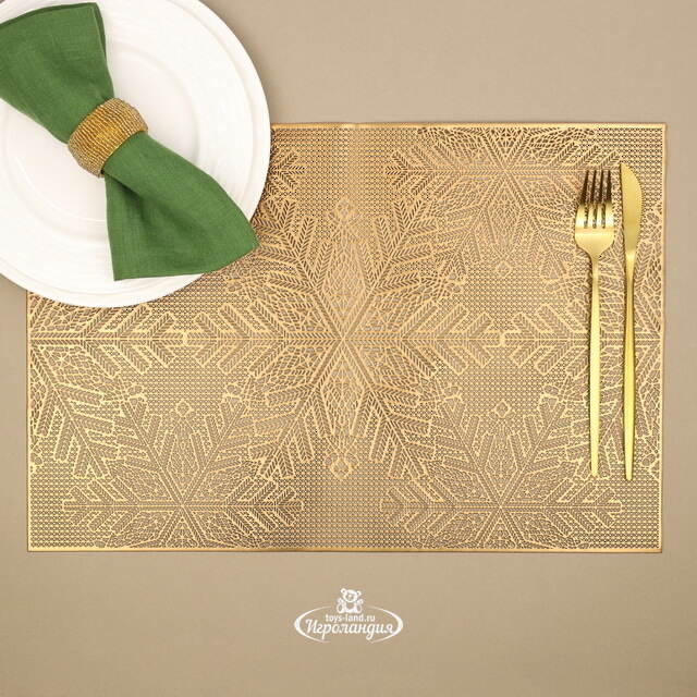Набор сервировочных салфеток Бонифас 45*30 см медный, 4 шт Koopman