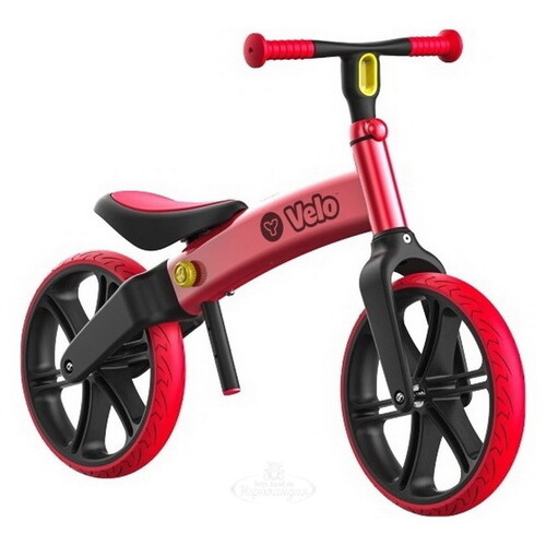 Беговел для малышей Yvolution Velo Junior, колеса 9", красный YVolution