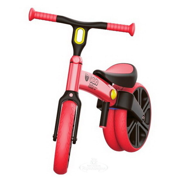 Беговел для малышей Yvolution Velo Junior, колеса 9", красный YVolution