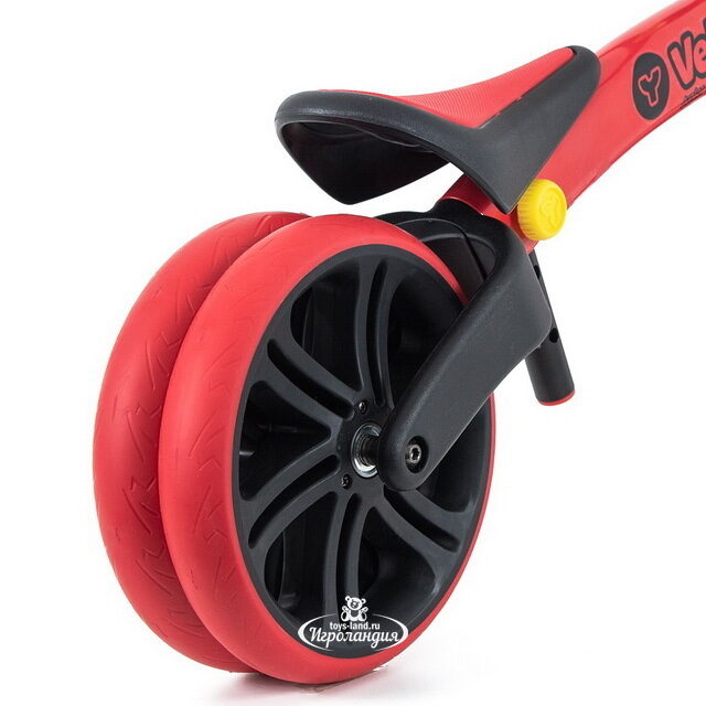 Беговел для малышей Yvolution Velo Junior, колеса 9", красный YVolution