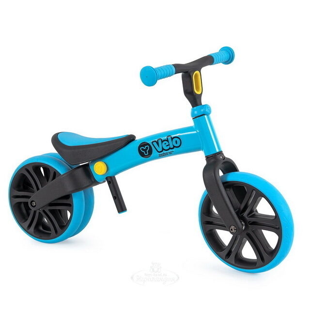 Беговел для малышей Yvolution Velo Junior, колеса 9", голубой Yvolution