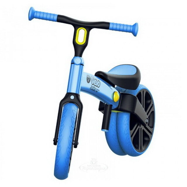 Беговел для малышей Yvolution Velo Junior, колеса 9", голубой Yvolution