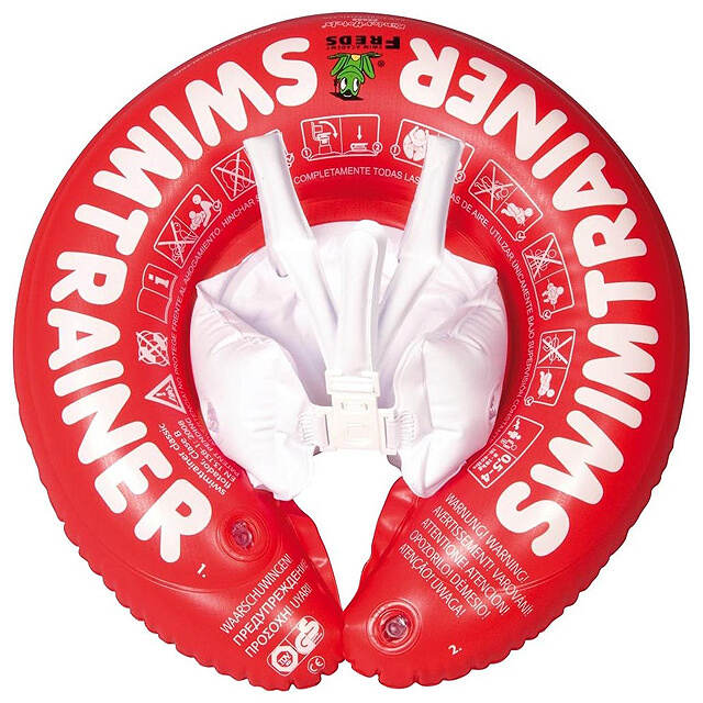 Надувной круг Swimtrainer красный, 0-4 лет Freds Swim Academy