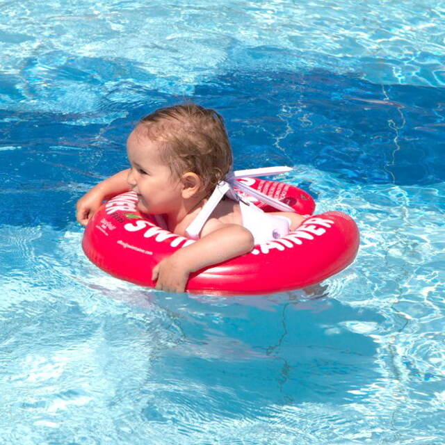 Надувной круг Swimtrainer красный, 0-4 лет Freds Swim Academy