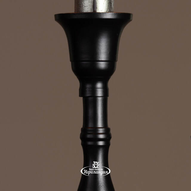 Канделябр на 5 свечей Порта-Салво 40 см черный Boltze