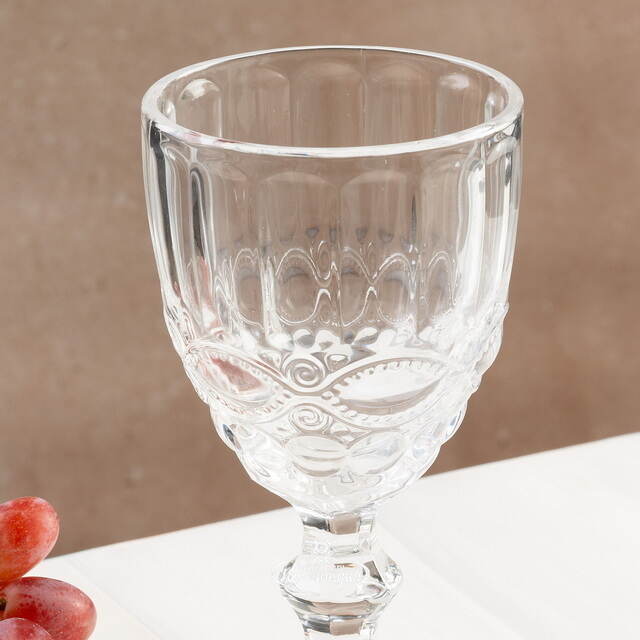 Бокал для вина Монруж 17 см прозрачный, стекло Boltze