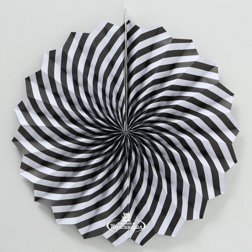 Набор бумажных украшений для интерьера Black Geometry, 6 шт Boltze