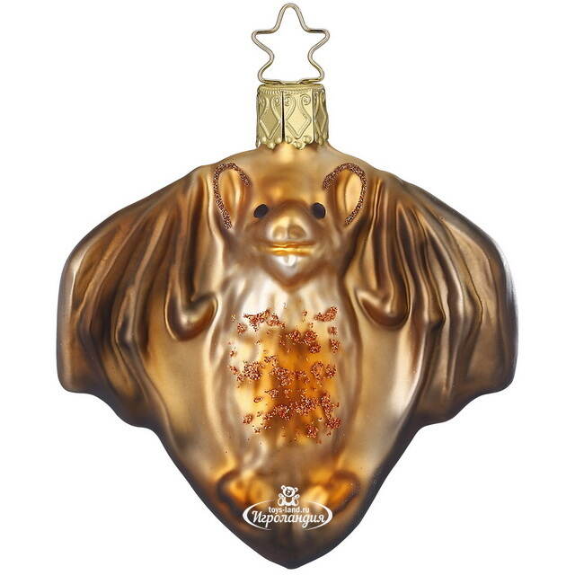 Стеклянная елочная игрушка Летучая Мышь - Winchester 9 см Inge Glas