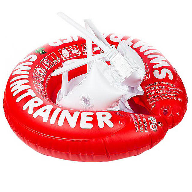 Надувной круг Swimtrainer красный, 0-4 лет Freds Swim Academy