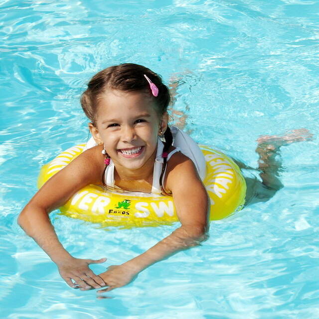 Надувной круг Swimtrainer желтый, 4-8 лет Freds Swim Academy