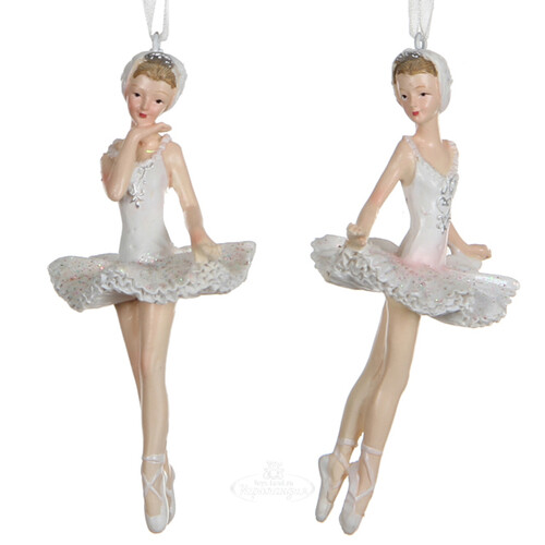 Елочная игрушка Балерина Анна-Мари - танцовщица из Ливерпуля 11 см, подвеска Edelman