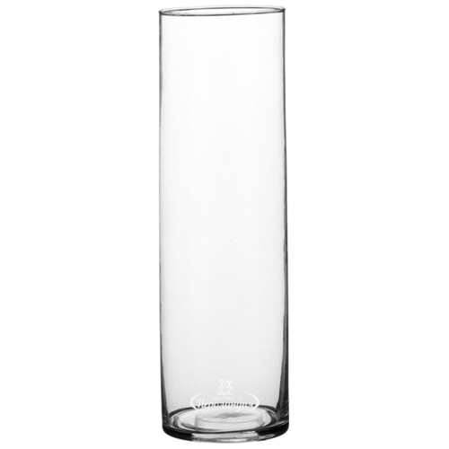 Стеклянная ваза-цилиндр Астер 30 см Edelman