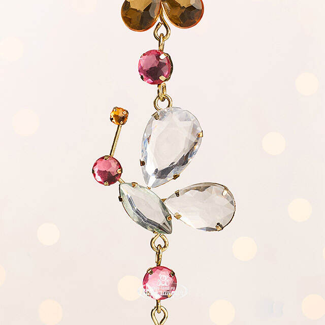 Елочная подвеска Райский Сад - Бабочка 18 см Edelman