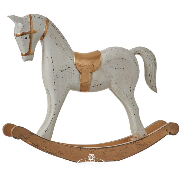 Деревянная статуэтка Старинная Лошадка-качалка 29 см Edelman