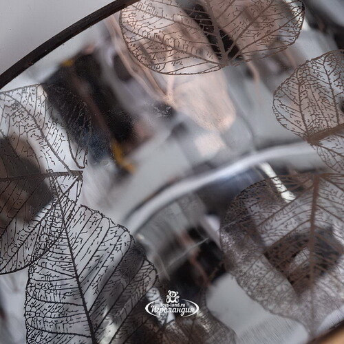 Стеклянный подсвечник стакан Elm - Листопад в Вест-Сайде 10 см EDG