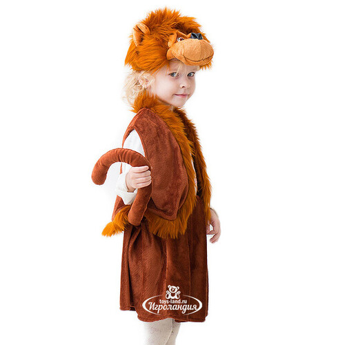 Карнавальный костюм Обезьяна девочка, рост 104-116 см Бока С