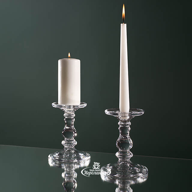 Стеклянный подсвечник Theresia 15*11 см EDG