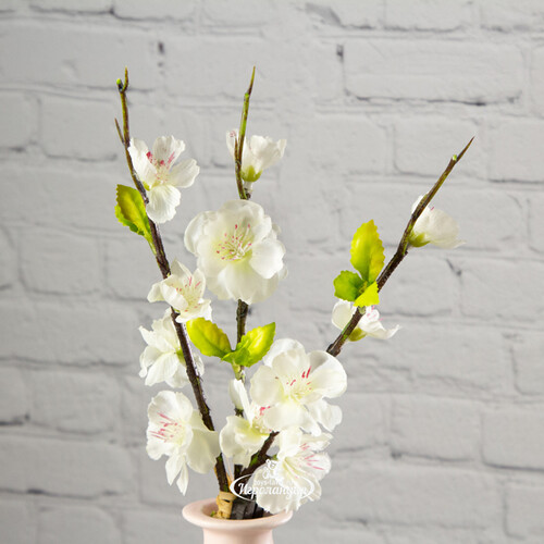 Искусственный букет Цветущая белая вишня Аморель 25 см Edelman