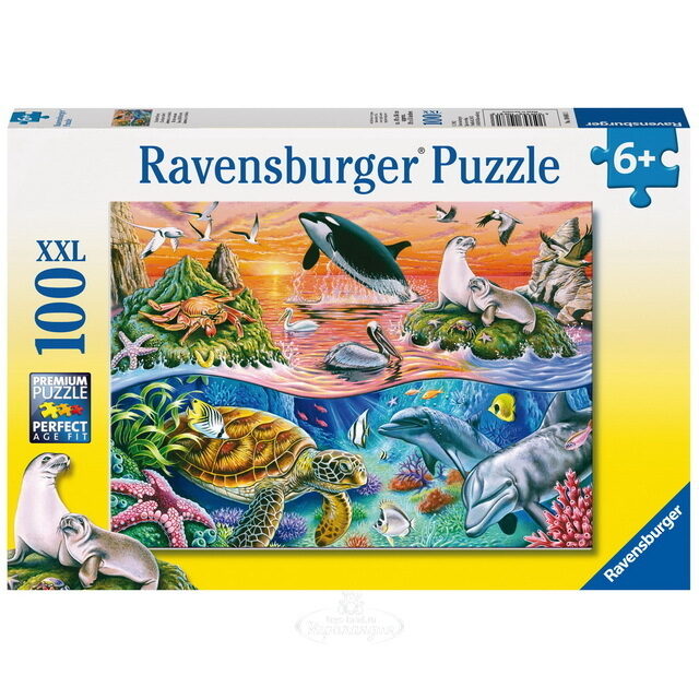 Пазл Прекрасный океан, 100 элементов XXL Ravensburger