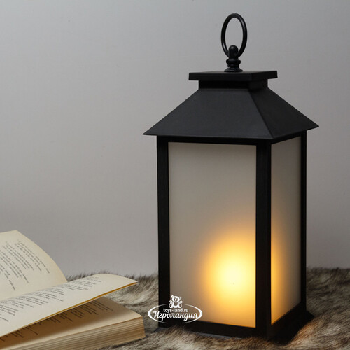 Декоративный фонарь с имитацией пламени Франклин 34 см, на батарейках, IP44 Edelman