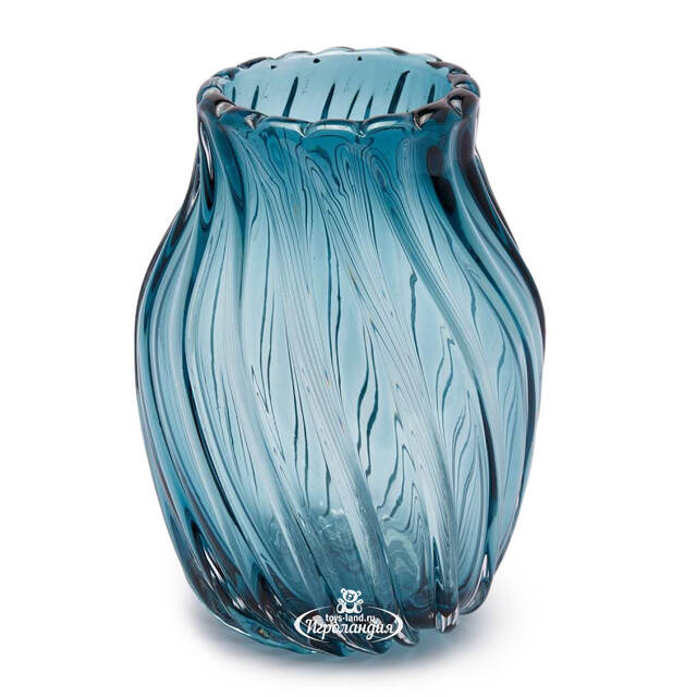 Стеклянная ваза Scirocco 26 см EDG