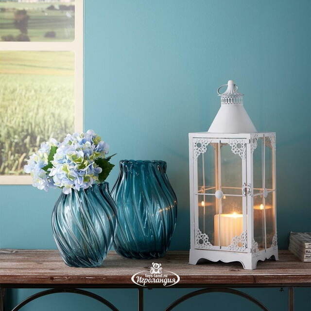 Стеклянная ваза Scirocco 26 см EDG