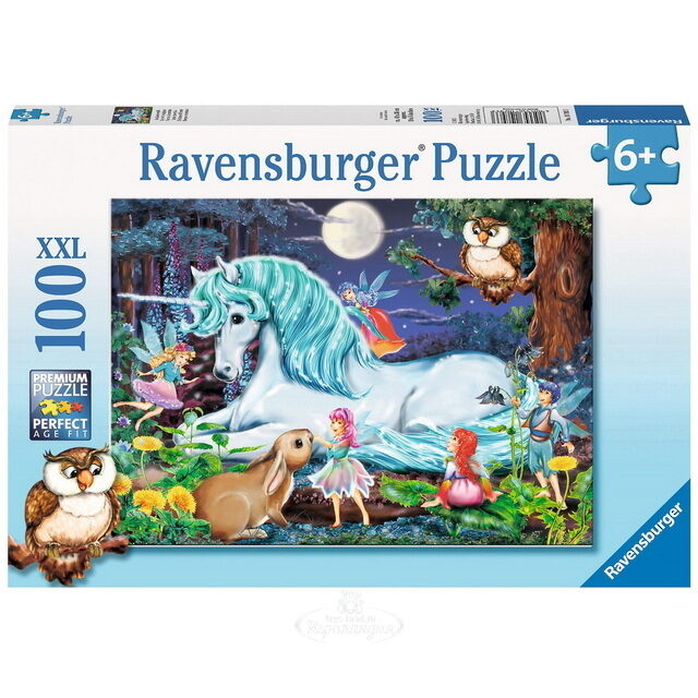 Пазл Зачарованный лес, 100 элементов XXL Ravensburger