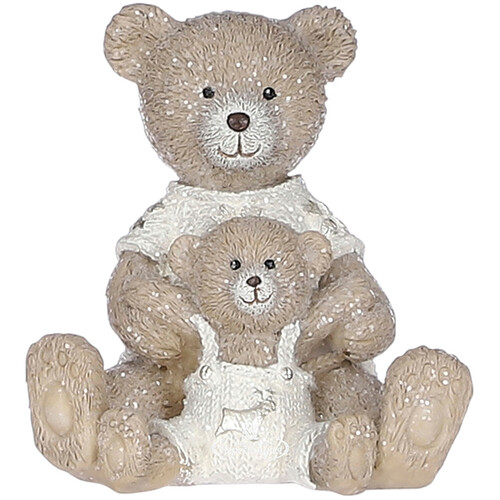 Новогодняя фигурка Медвежья Нежность: Папа и малыш Винни 8 см Edelman