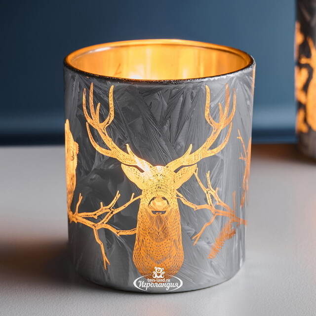 Стеклянный подсвечник Principe de Foresta 8 см EDG (ЭДГ)