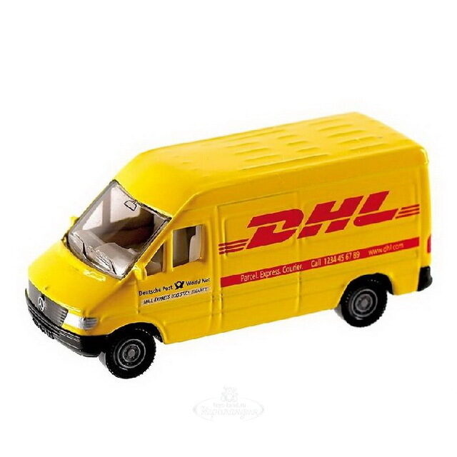 Металлическая машинка Почта DHL 1:55, 7 см SIKU