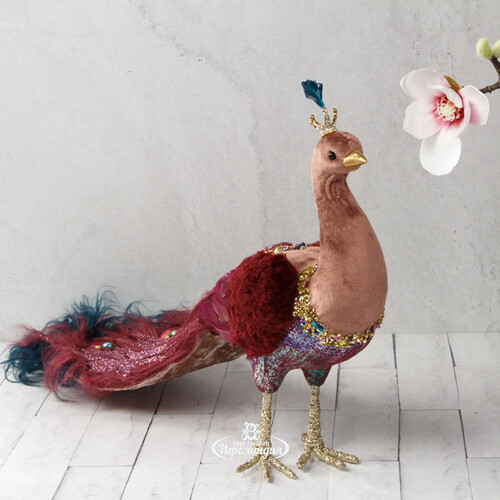 Декоративная фигура Императорская Пава Розабелла - Сады Альгамбры 52 см Noel Collection (Katherine’s Style) (Ноэль Коллекшн Кэтрин Стайл)