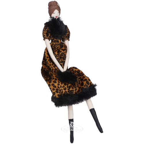 Декоративная фигура Патриша Блеквуд в леопардовом платье 47 см Edelman