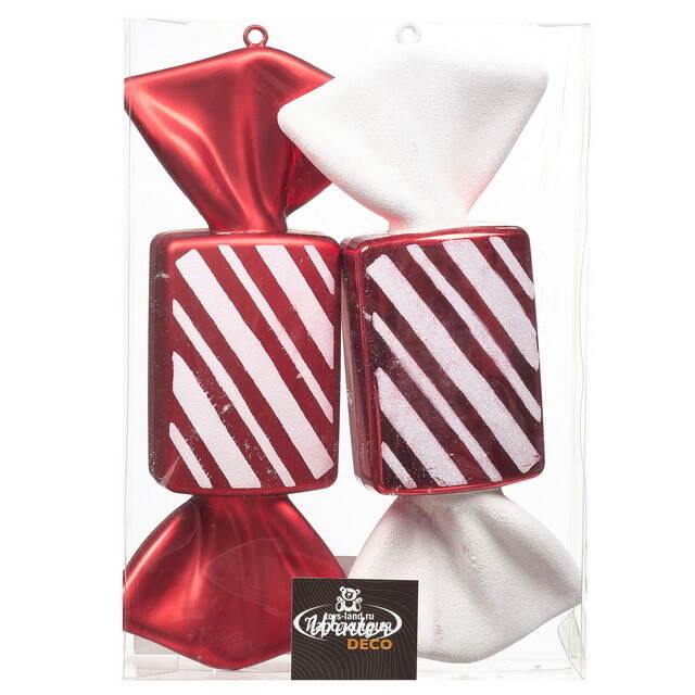 Елочные игрушки Candy - Волшебный Шоколад 32 см, 2 шт, пластик Winter Deco