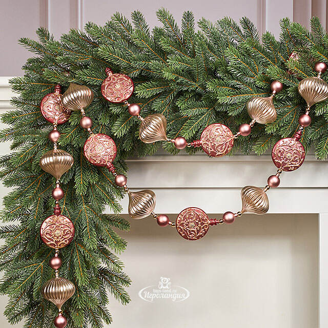 Бусы на елку Джованни 270 см, пластик Winter Deco
