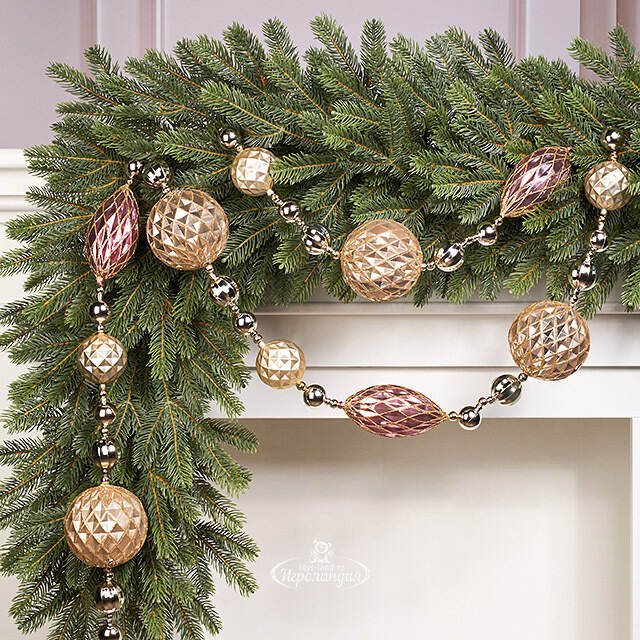 Бусы на елку Ланнучи 270 см, пластик Winter Deco