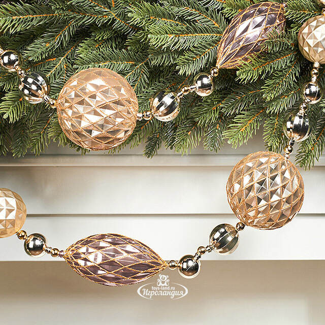 Бусы на елку Ланнучи 270 см, пластик Winter Deco