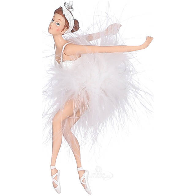 Елочная игрушка Балерина Анильф - Danza Del Cigno 18 см, подвеска Edelman
