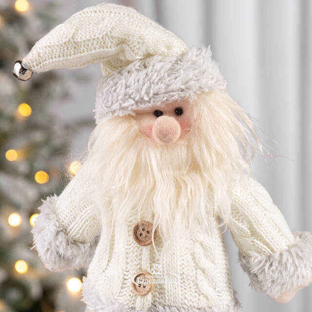 Новогодняя фигура Санта с бубенчиком 38 см Hogewoning