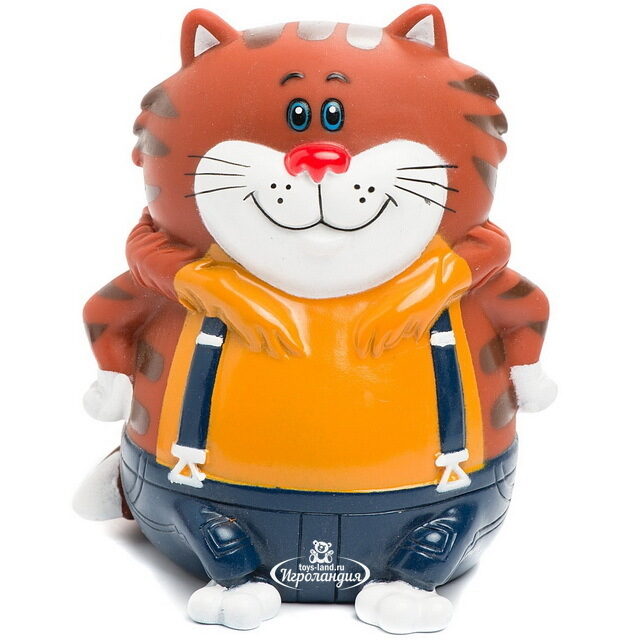 Игрушки для ванной Попугай Кеша и Кот, 9 см, пластизоль Затейники