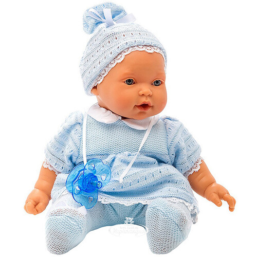 Кукла - младенец Лана в голубом 27 см плачущая Antonio Juan Munecas