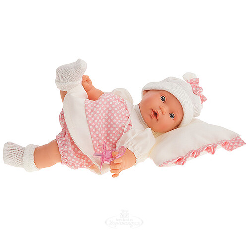 Кукла - младенец Ланита на подушке 27 см плачущая Antonio Juan Munecas