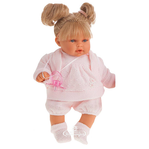 Кукла - младенец Лана блондинка 27 см плачущая Antonio Juan Munecas