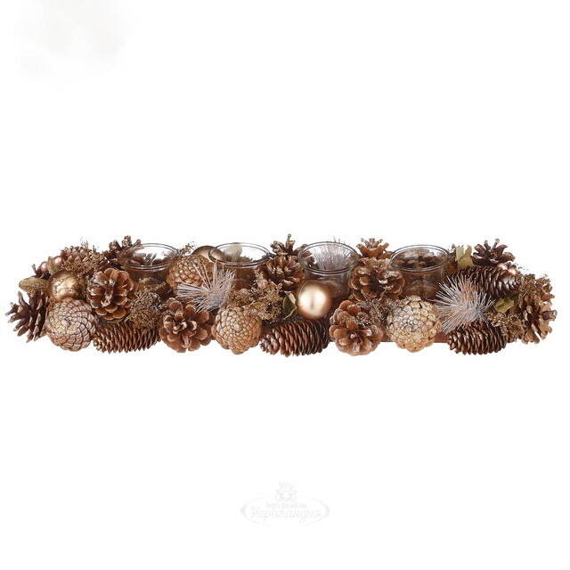 Подсвечник из шишек Лесное Очарование 54 см Edelman