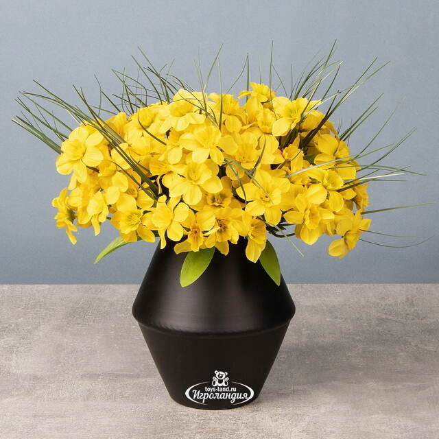 Искусственный букет Нарциссы: Giallo Puesto 21 см Edelman