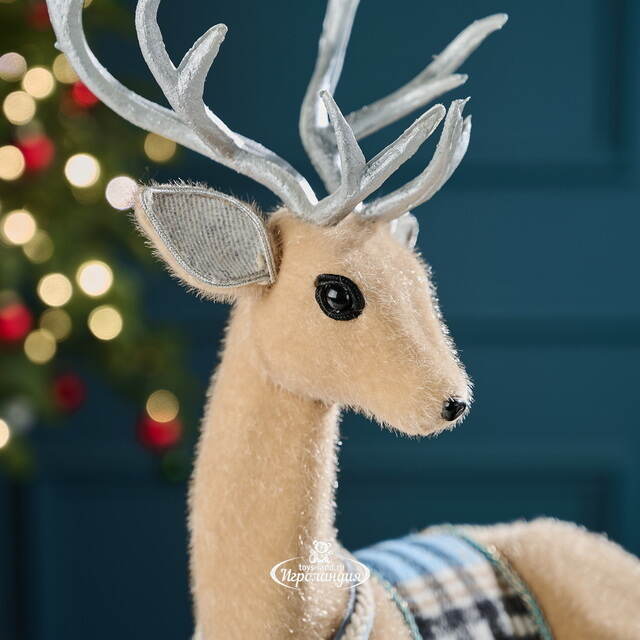 Декоративная фигура Олень Дунбар - Silver Horns 30 см Winter Deco
