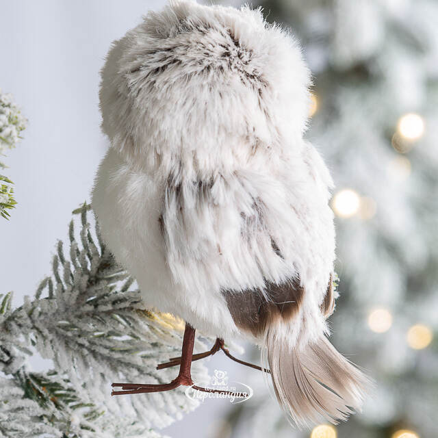 Елочная игрушка Сова Летиция из леса Уолден 11 см Winter Deco